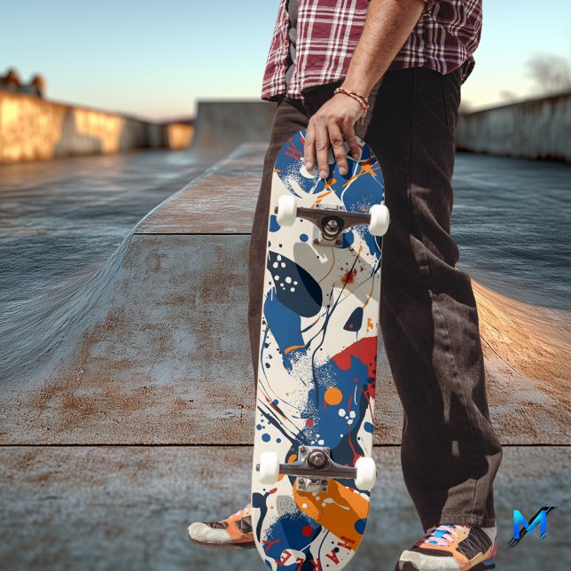 Skateboard Patinage de flux Abstrait moderne - Bold Organic (Créateur téléchargé)
