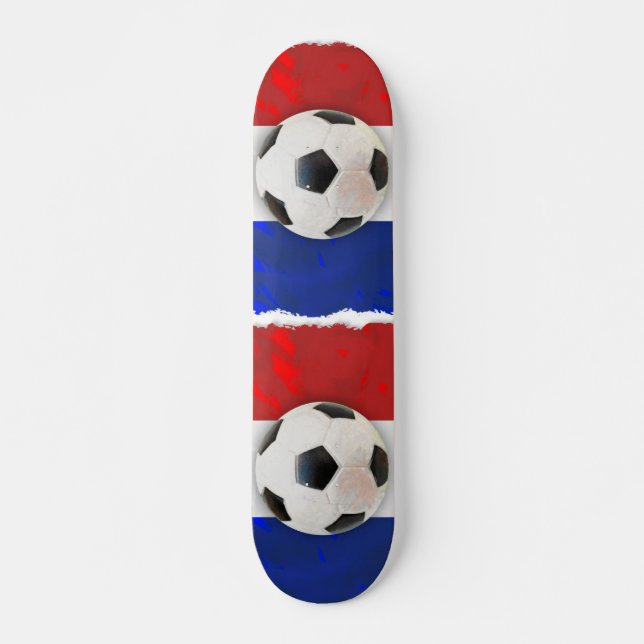 Skateboard Patinage de football français (Devant)