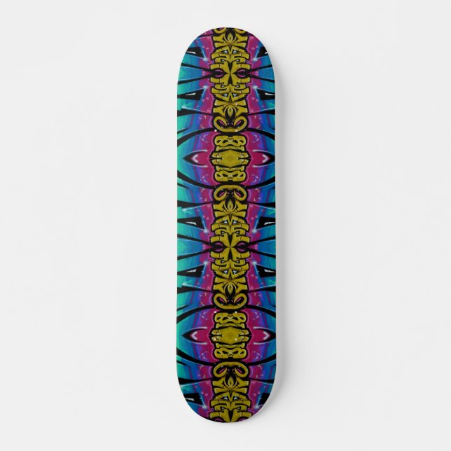 Skateboard Patinage de graffitis. (Devant)