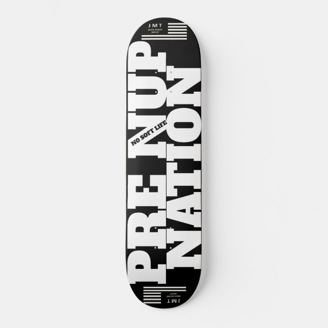 Skateboard Patinage de la NATION PRE NUP (Recto)