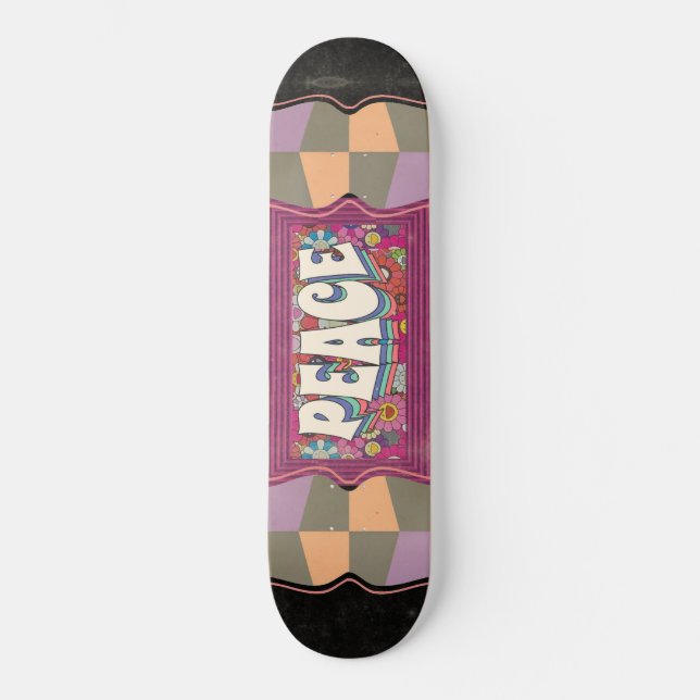Skateboard Patinage de la paix (Recto)