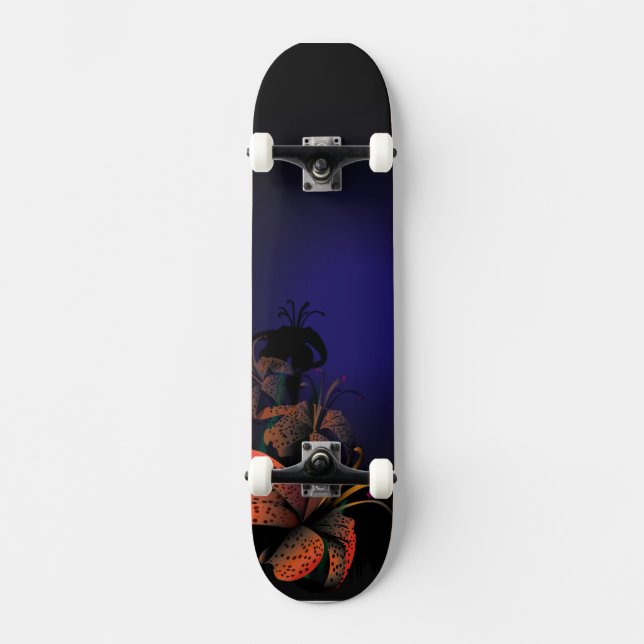 Skateboard Patinage de minuit Lillies (Recto)