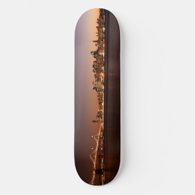 Skateboard Patinage de San Francisco Skyline (Recto)