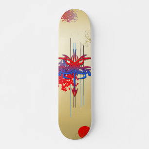Skateboard Patinage de tatouage coloré