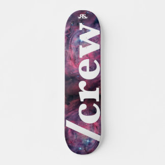 Skateboard /Patinage d'équipage sur carte spatiale