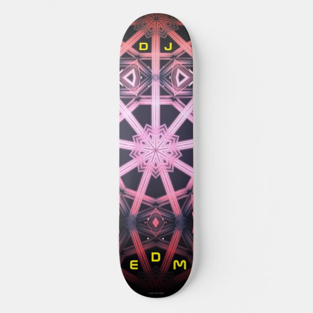 Skateboard Patinage Dj EDM (Recto)