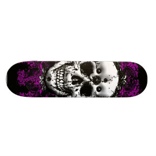 Skateboard Patinage du crâne de Grunge