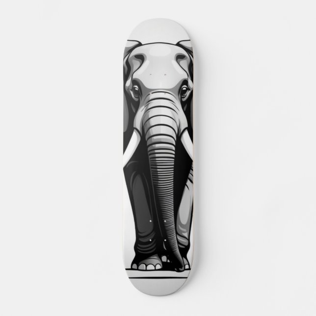 Skateboard Patinage éléphant (Recto)