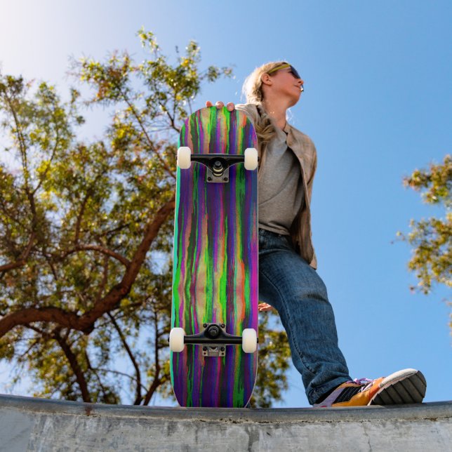 Skateboard Patinage en bande fondue Neon (Extérieur 1)