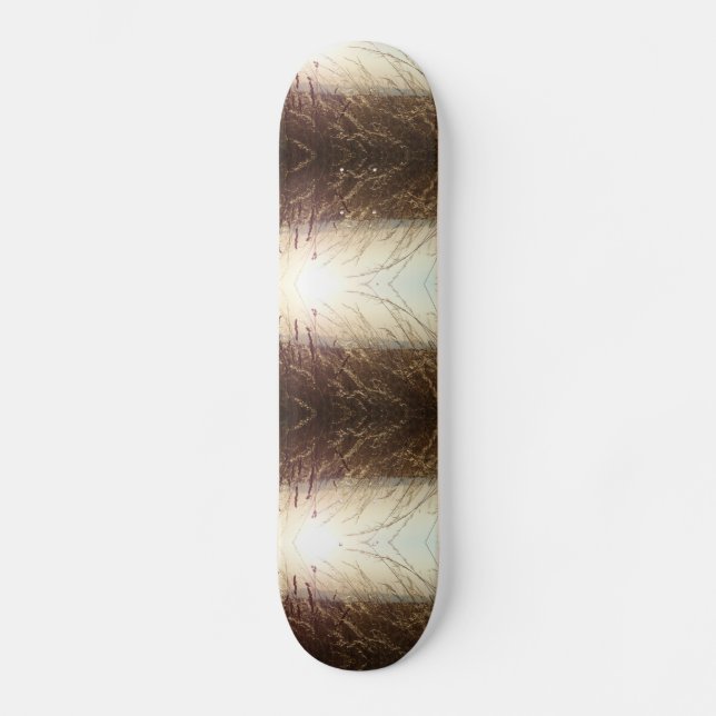 Skateboard Patinage en bandes naturelles (Recto)