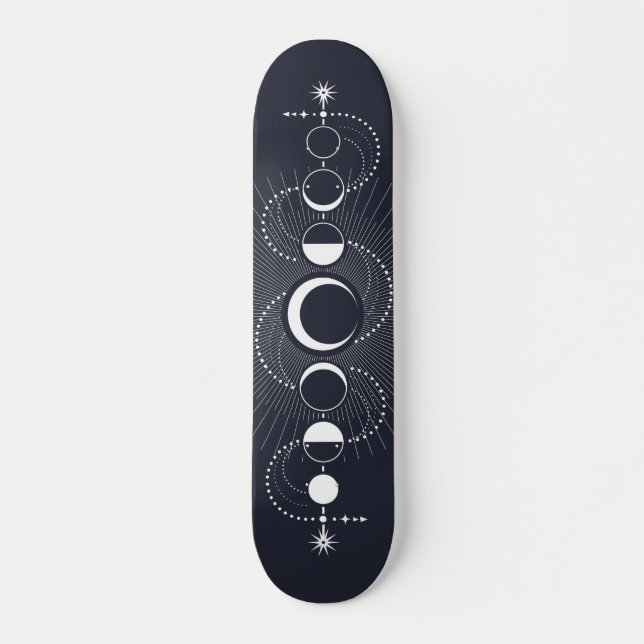Skateboard Patinage en danse sur la lune (Devant)