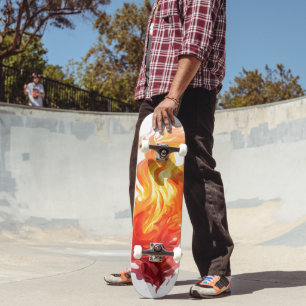 Skateboard Patinage en flamme 8 1/8"
