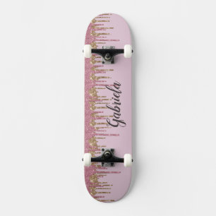 Skateboard Patinage en Parties scintillant Pinky