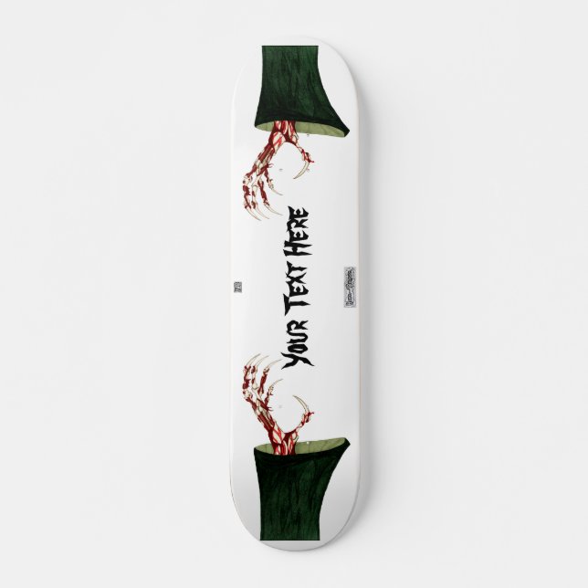 Skateboard Patinage Grim (Devant)
