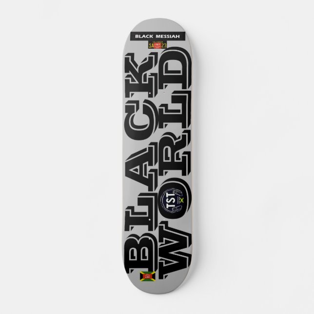 Skateboard Patinage JMT WORLD NOIR (Recto)