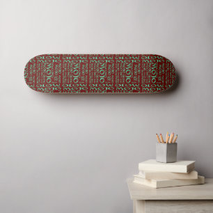Skateboard Patinage Mojo rouge