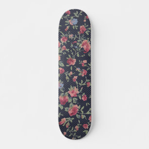 Skateboard Patinage Motif à fleurs, pont de 7¾ po