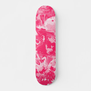 Skateboard Patinage Motif rose Abstrait