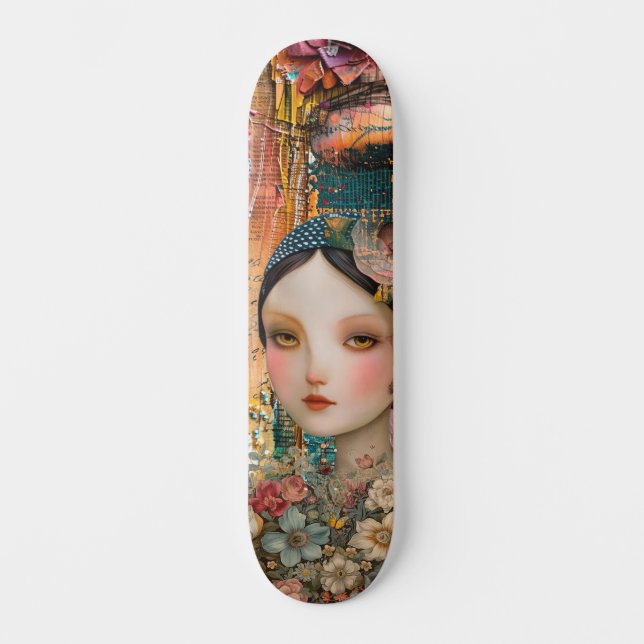 Skateboard Patinage multimédias Abstrait Art Wide Street (Recto)