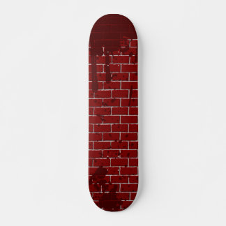 Skateboard Patinage mural en briques sanglantes
