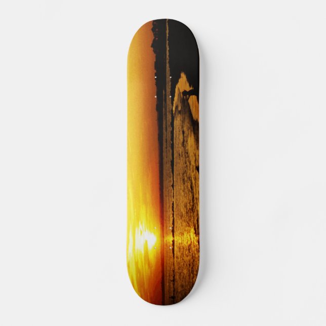 Skateboard Patinage Narragansett Sunset (Recto)