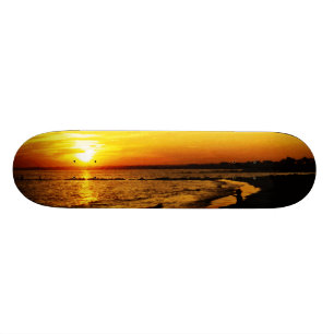 Skateboard Patinage Narragansett Sunset