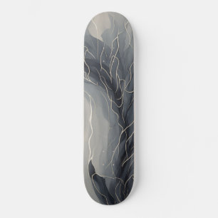 Skateboard Patinage noir et blanc