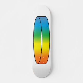 Skateboard Patinage Rainbow Ring