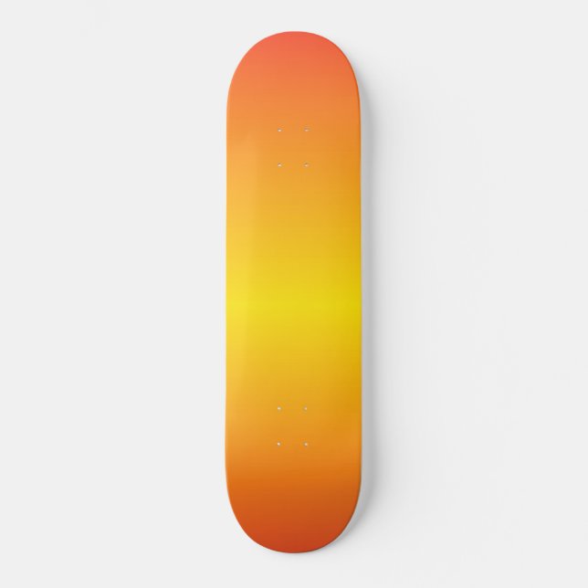 Skateboard Patinage sur le coucher du soleil (Recto)