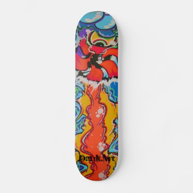 Skateboard Patinage sur l'oeil solaire (Recto)