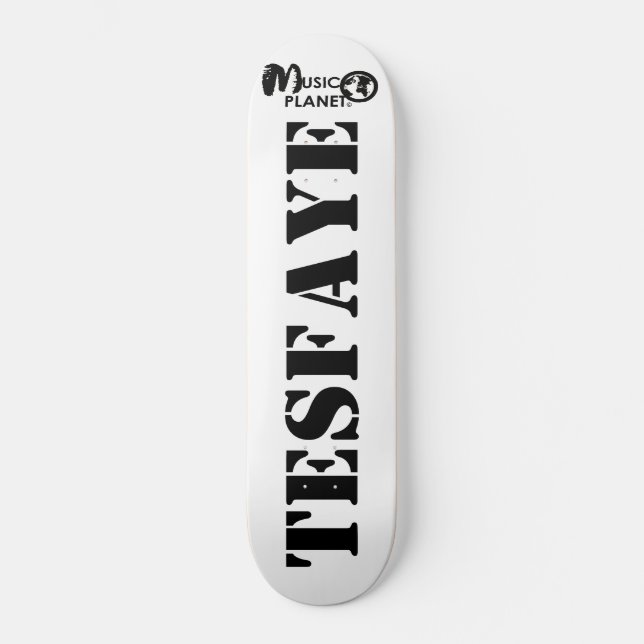 Skateboard Patinage TESFAYE (Recto)