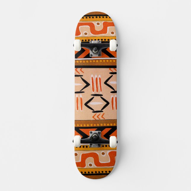 Skateboard Patinage tribal amérindienne (Recto)