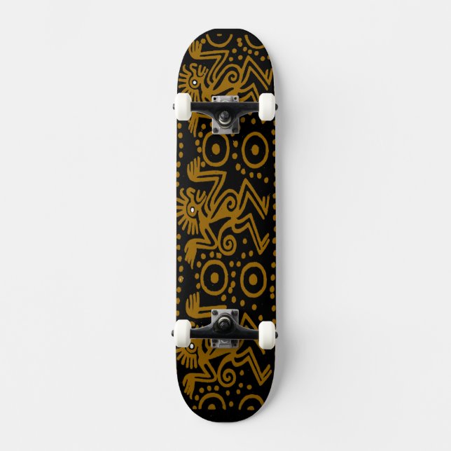 Skateboard Patinage Tribal Inca (Recto)