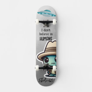 Skateboard Patinage UFO Alien