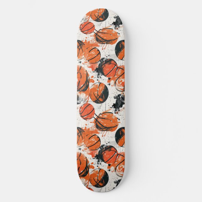 Skateboard Patinage urbain de basket-ball Graffiti (Recto)