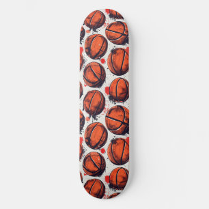 Skateboard Patinage urbain de basket-ball Graffiti