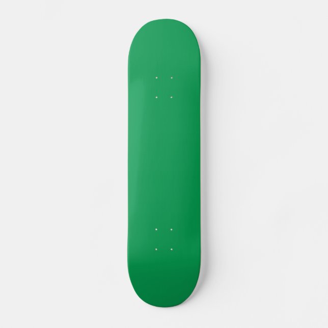 Skateboard Patinage vert moyen solide (Recto)