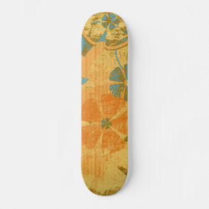 Skateboard Patinage vintage Floral