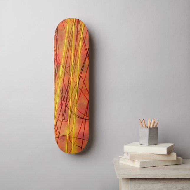 Skateboard Patinage Whip Wire (Art mural)