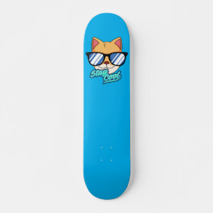 Skateboard patineta con maladie de gato cool