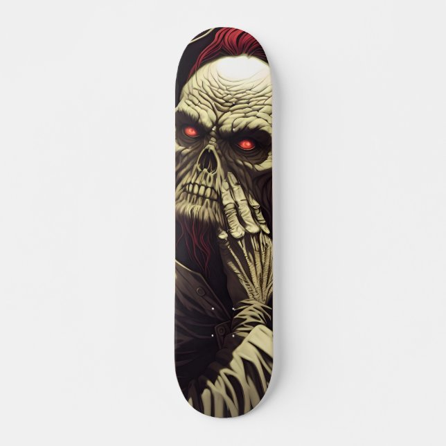 Skateboard Patineta Horroroso Esquelético Fantasma (Devant)