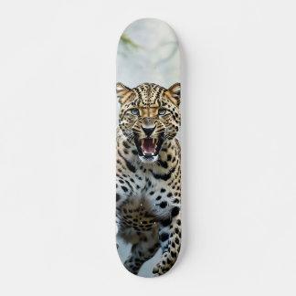 Skateboard Patineta Leopardo Veloz Atacando
