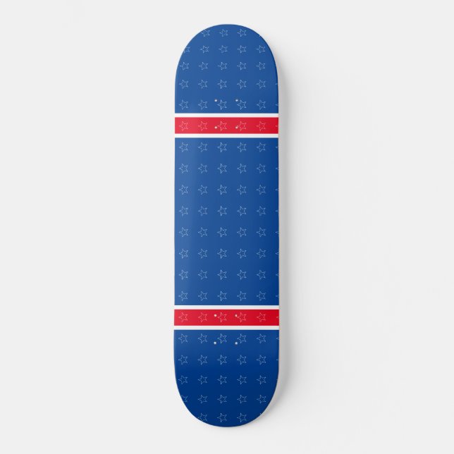 Skateboard patriotique américain (Recto)