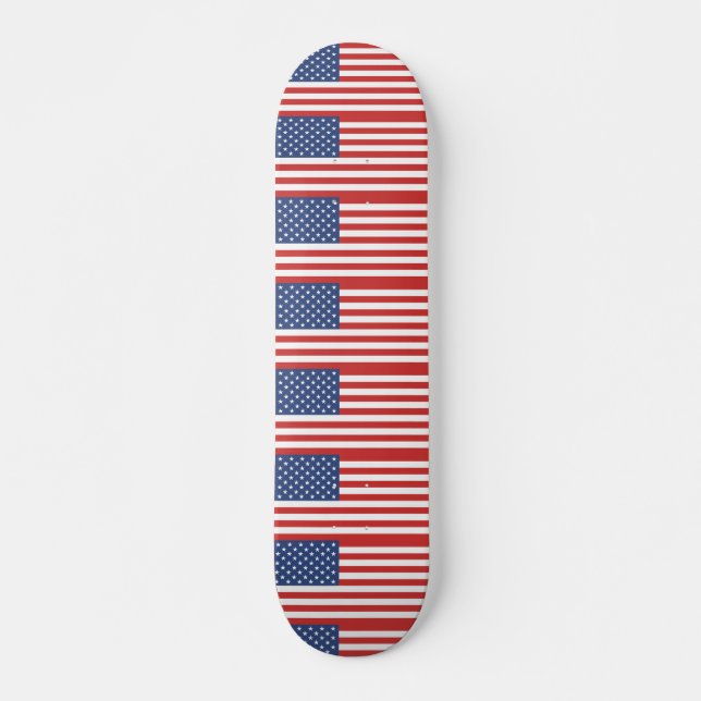Skateboard PATRIOTIQUE AMERICAN FLAG Skateboards (Devant)