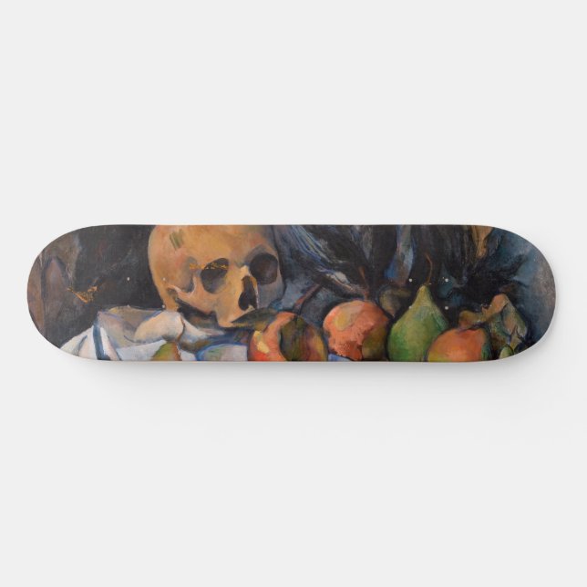 Skateboard Paul Cezanne - La vie morte avec le crâne (Horz)