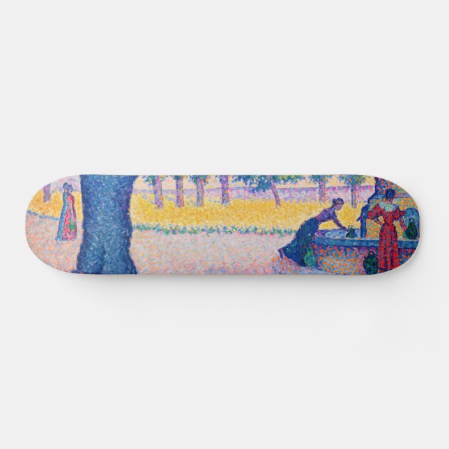 Skateboard Paul Signac - Fontaine des Lices, Saint-Tropez (Horz)