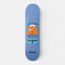 Paw Purralta Cartographie Chat Senor Gato Skateboa