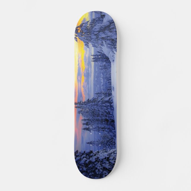 Skateboard Paysage hivernal (Recto)