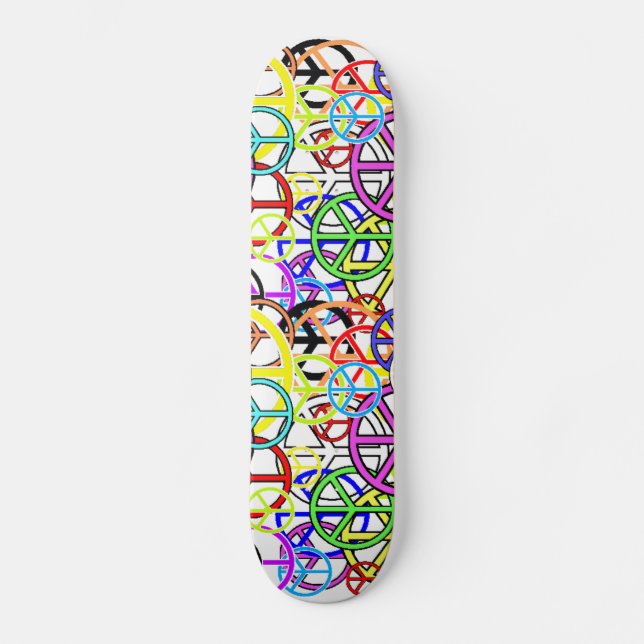 Skateboard peacesigns (Recto)