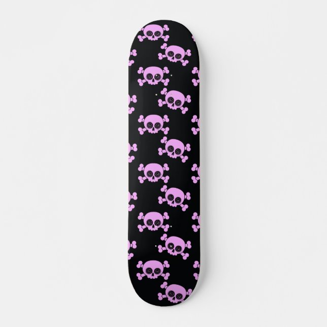 Skateboard Peau rose mignonne (Devant)